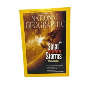 National Geographic Magazine June 2012 Solar Super Storms, Hong Kong, Yemen, Owl